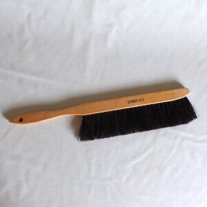 VINTAGE 14” DRAFTING DRAFTSMAN HORSE HAIR BRUSH CLEANING TOOL WOOD HANDLE